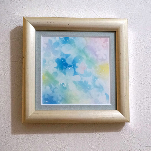 額装パステル画 原画作品「Clear」 絵画 かとうなおこ umipastel 通販