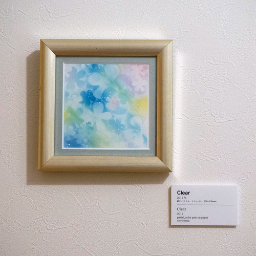 額装パステル画 原画作品「Clear」 絵画 umipastel 通販