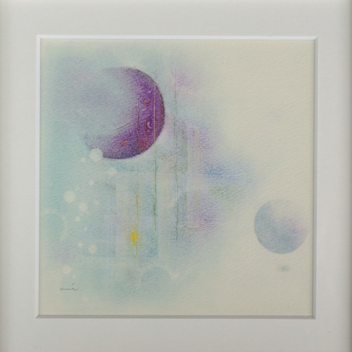 額装パステル画【15角/色紙】四半世紀前 絵画 umipastel 通販