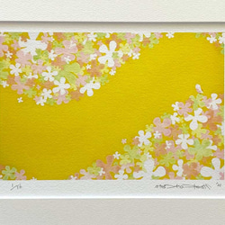 ジークレー版画　おはな・おはなⅡ 2枚目の画像