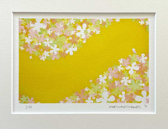 ジークレー版画　おはな・おはなⅡ 2枚目の画像