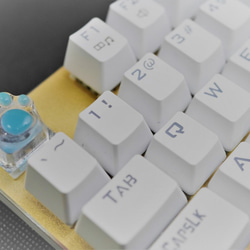 肉球 メカニカルキーボード用キーキャップ 猫 犬 ArtisanKeycaps カラー希望受付可 2枚目の画像