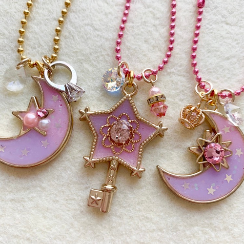 ゆめかわいい☆星の鍵（ネックレス変更可） ネックレス・ペンダント