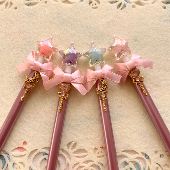 ゆめかわいい☆魔法のステッキボールペン ペン・筆記用具 うさナガ