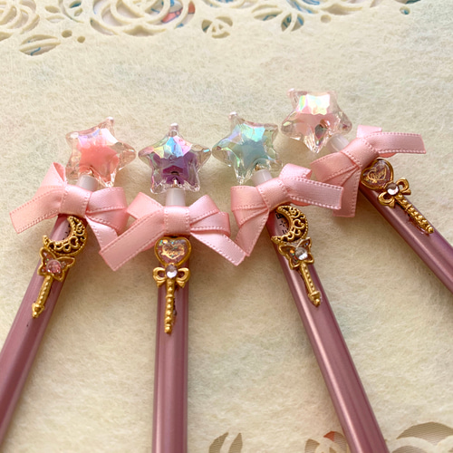 ゆめかわいい☆魔法のステッキボールペン ペン・筆記用具 うさナガ