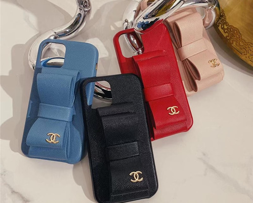 CHANEL グレーレザー iPhone13proケース 0_daac65c86e844ac0462bc1ece929