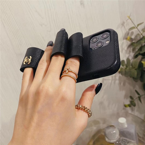 chanel iphone13mini レザーケース リボン 韓国 iphone12/xsケース