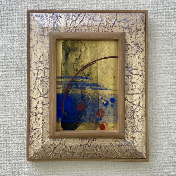 日本画 [音の森シリーズ 5］ 作品サイズ7×11㎝ 原画 一点物