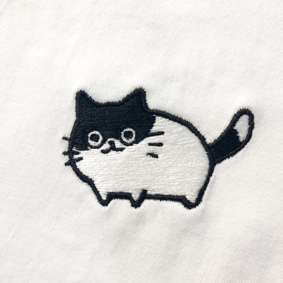選擇！家貓刺繡[白色/刺繡] ekot T卹&lt;插圖：Taka（佐川Rameko）&gt; 第10張的照片