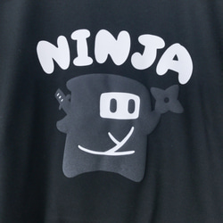 Mokumo Ninja【黑色/也是こここ打印】ekot T卹5.6盎司&lt;插圖：經理經理裡一本&gt; 第3張的照片