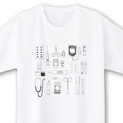醫療設備[白色] ekot襯衫5.6盎司&lt;插圖：Taka（R川晃子）&gt; 第1張的照片