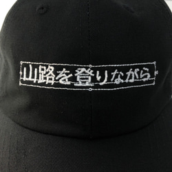 您經常在插畫家中看到的那個[黑色/刺繡] ekot Low Cap 第3張的照片