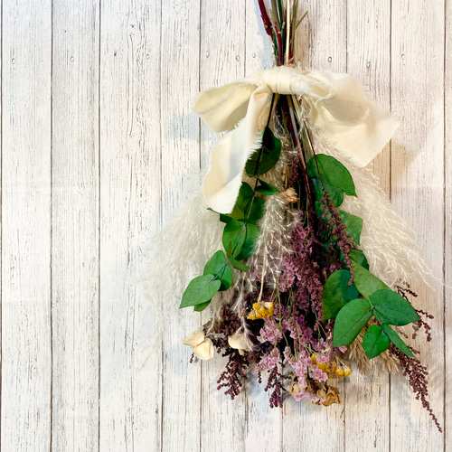 一年通して飾れるナチュラルスワッグ スワッグ enokoro 通販｜Creema  