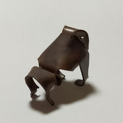 銅物(どうぶつ)オブジェ/ゴリラ 2枚目の画像