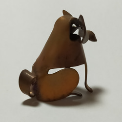 銅物(どうぶつ)オブジェ/柴犬 3枚目の画像