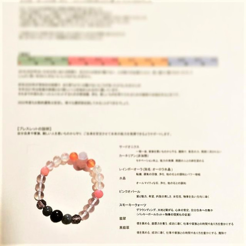 受注制作】【送料無料】リーディングブレスレット ブレスレット Atrio  