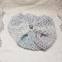 サマーヤーンのレーシースヌード　『 海のかけら 』 2枚目の画像