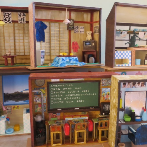 昭和レトロ　小屋　ジオラマ　ミニチュア 昭和ロマン」 銭湯 組立キット ジオラマ ミニチュア DIYパーツ