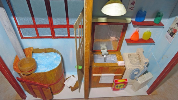 「昭和ロマン」　内湯　組立キット　ジオラマ　ミニチュア　 5枚目の画像