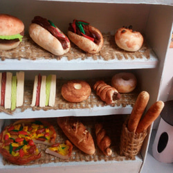 「小さなパン屋さん」組立キット　ジオラマ　ミニチュア　 2枚目の画像