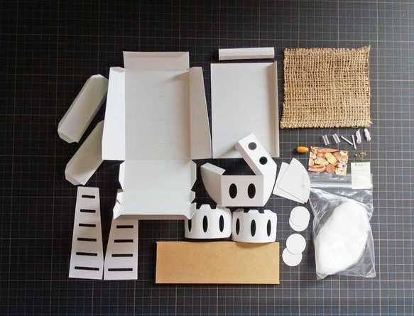 「小さなパン屋さん」組立キット　ジオラマ　ミニチュア　 3枚目の画像