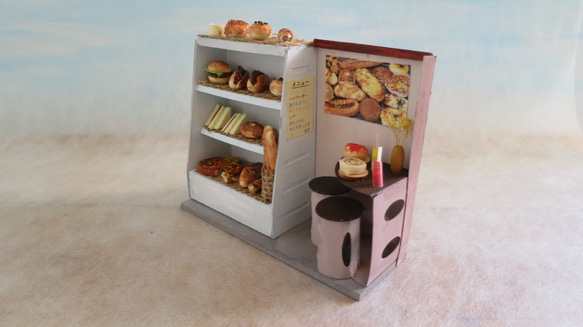「小さなパン屋さん」組立キット　ジオラマ　ミニチュア　 9枚目の画像