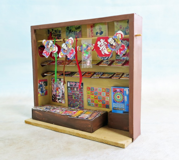 「小さな駄菓子屋さん」組立キット　ジオラマ　ミニチュア　プレゼント　 10枚目の画像
