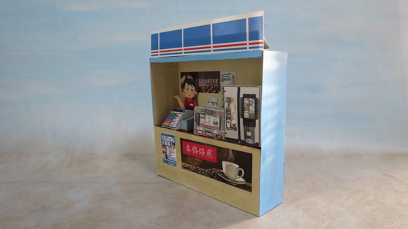 「小さなコンビニ」コーヒーサーバー　組立キット　ジオラマ　ミニチュア　 10枚目の画像
