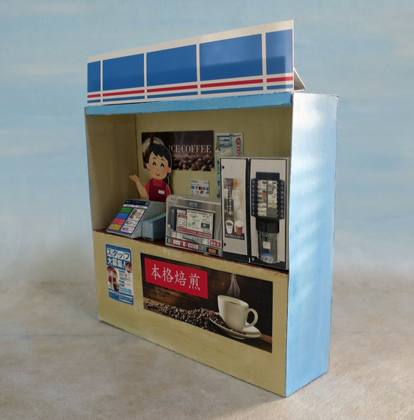 「小さなコンビニ」３セット販売　組立キット　ジオラマ　ミニチュア 6枚目の画像