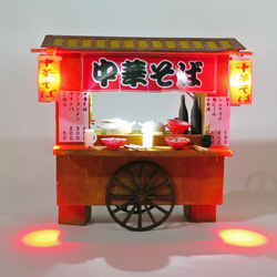 「赤ちょうちん」　中華そば　完成モデル　ジオラマ　ミニチュア　プレゼント　 2枚目の画像