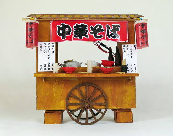 「赤ちょうちん」　中華そば　完成モデル　ジオラマ　ミニチュア　プレゼント　 6枚目の画像