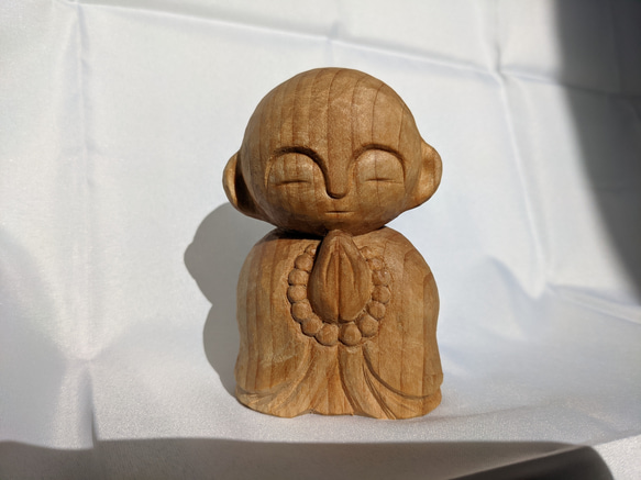 【5体セット】木製 手彫り お地蔵さん 彫刻 約27cm 木彫りお地蔵さん5番 彫刻 樂月 通販 11312103｜Creema(クリーマ)