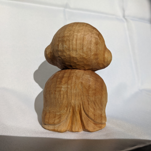 木彫りお地蔵さん2番 彫刻 樂月 通販 11077381｜Creema(クリーマ)