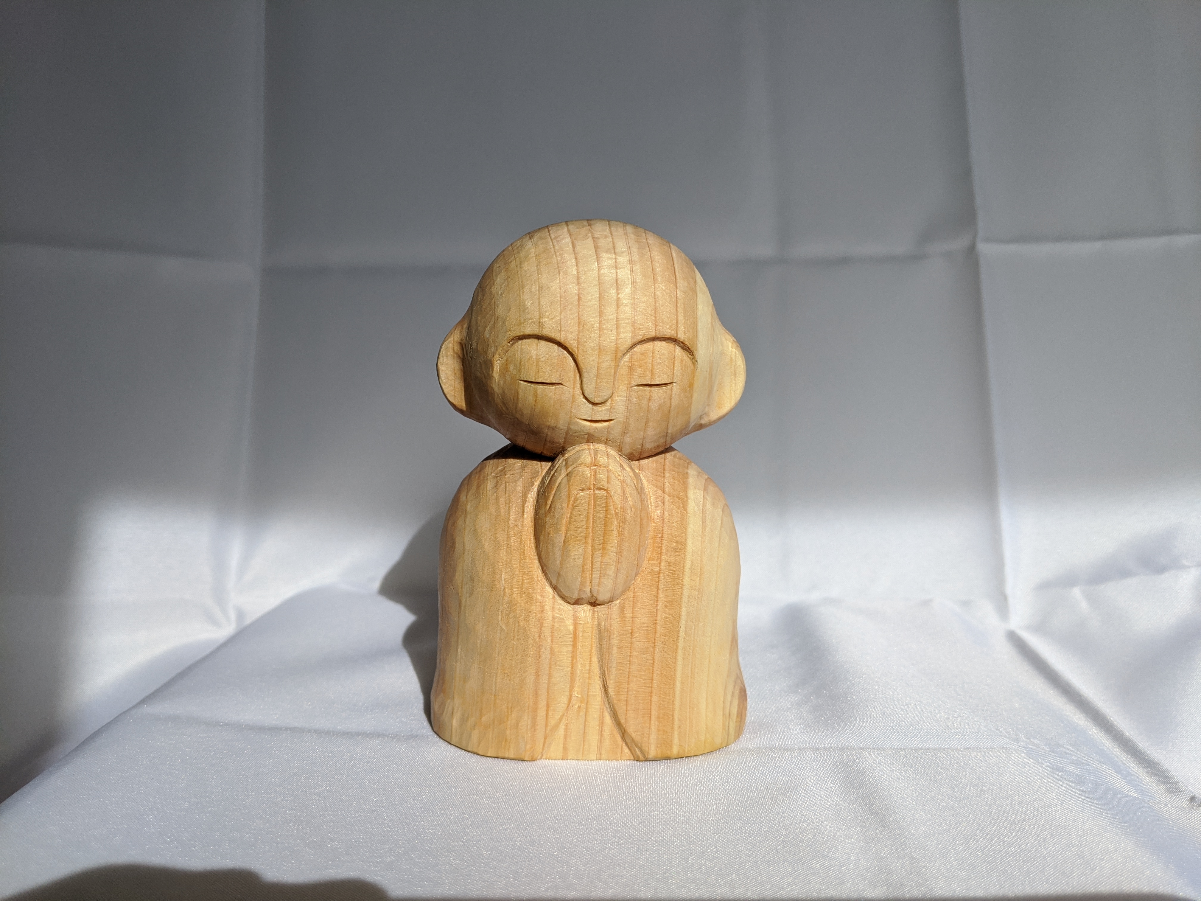 5体セット】木製 手彫り お地蔵さん 彫刻 約27cm