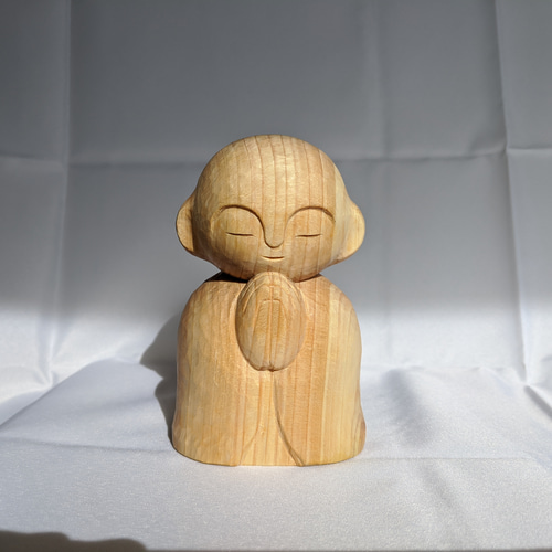 【5体セット】木製 手彫り お地蔵さん 彫刻 約27cm 木彫りお地蔵さん5番 彫刻 樂月 通販 11312103｜Creema(クリーマ)