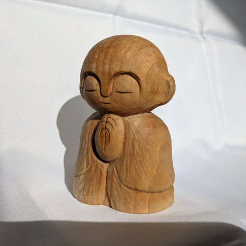 木彫りお地蔵さん6番 彫刻 樂月 通販 11348486｜Creema(クリーマ)