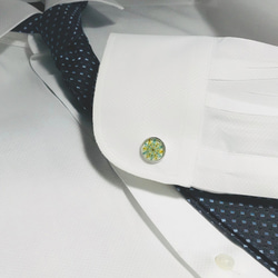 禮品包裝袖扣“螺紋圖案袖扣”男士禮品袖扣 第4張的照片
