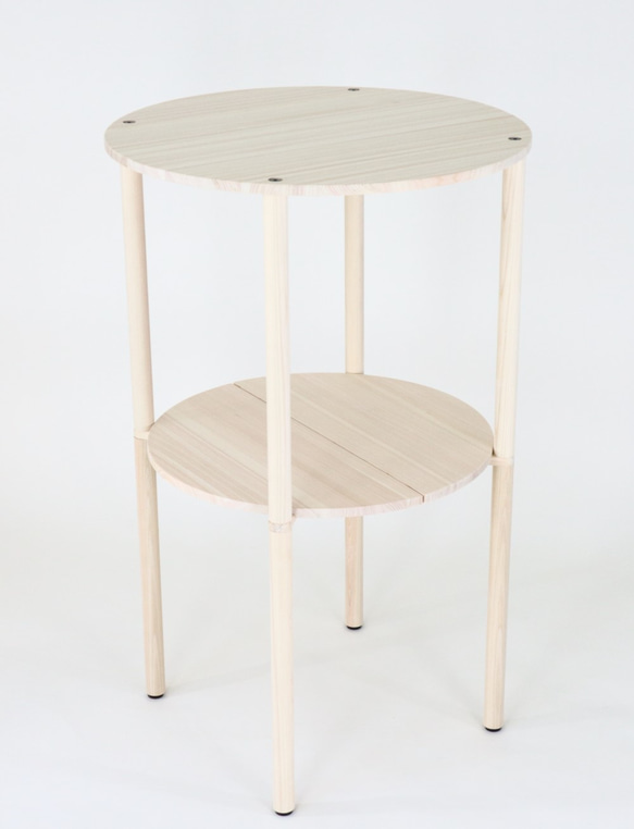 国産桧キャンプ・アウトドア用「おとなの折りたたみハイテーブル」 4枚目の画像