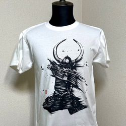 【Tシャツ】武将（福島正則）/白 3枚目の画像