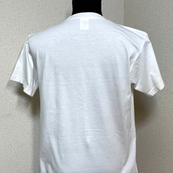 【Tシャツ】武将（騎馬武者）/白 4枚目の画像