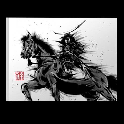 伊達政宗　版画 一閃』 伊達政宗 ◇三三サイズ 604mm×455mm 715,000JPY Ontax