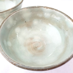 青磁釉　夫婦茶碗ペアセット 3枚目の画像