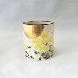 秋草に月 秋の蓋置 茶碗・めし碗 陶彩 花と風 通販 12553080｜Creema