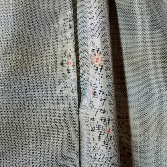 正絹  ロングベスト　着物リメイク 7枚目の画像