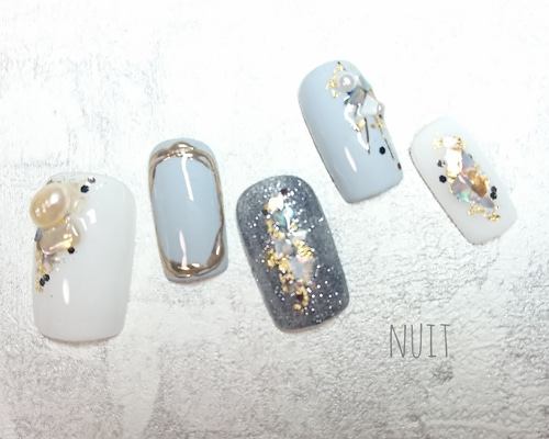 RIPINAIL ネイルチップ #2 OM グレー RIPINAIL ネイルチップ #2 OM