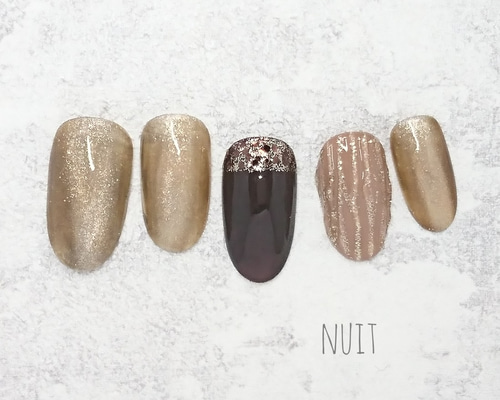 ネイルチップ マグネットネイル no.16 ジェルネイル ネイルチップ