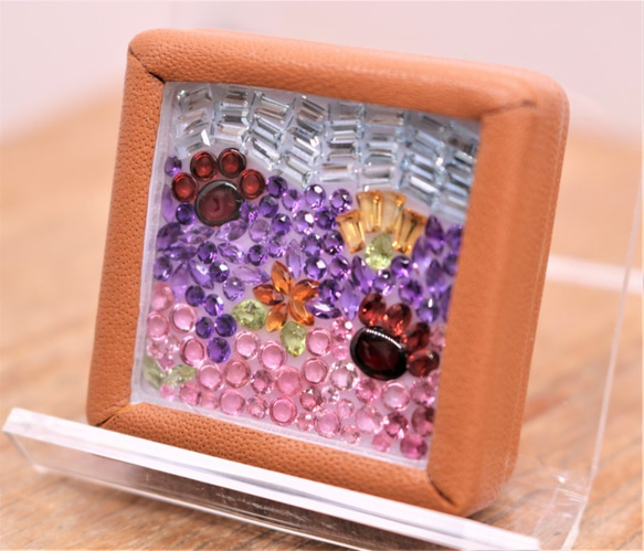 ミネラルアート「肉球シリーズ『芝桜の丘』」Mineral Art in BOX ~Premium~ 2枚目の画像