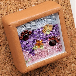ミネラルアート「肉球シリーズ『芝桜の丘』」Mineral Art in BOX ~Premium~ 3枚目の画像