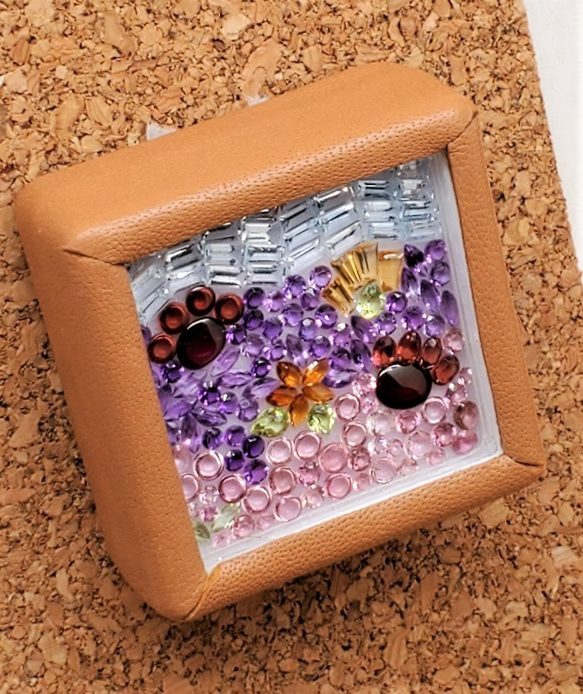 ミネラルアート「肉球シリーズ『芝桜の丘』」Mineral Art in BOX ~Premium~ 3枚目の画像