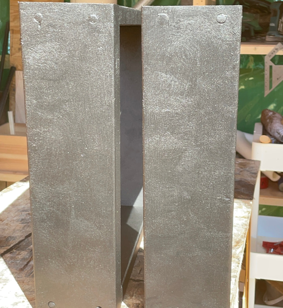 杉無垢材ローテーブル /アイアン塗装(集成材天板変更可)模様替え 